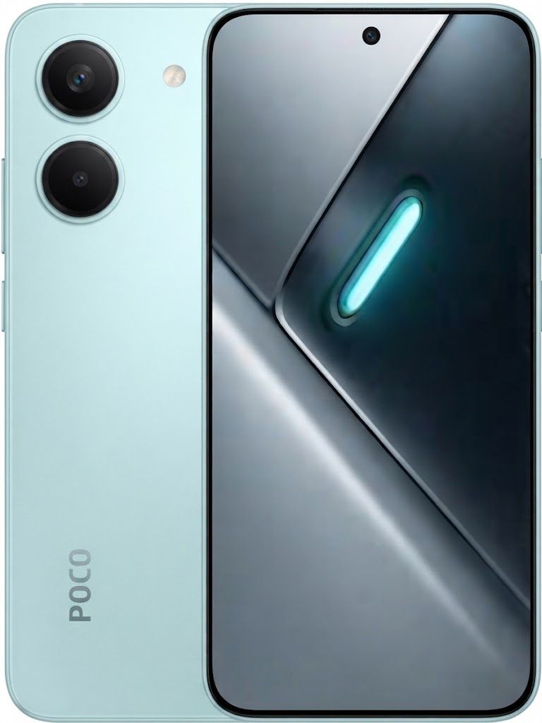 Poco X8 Pro rear camera bump on a plain background