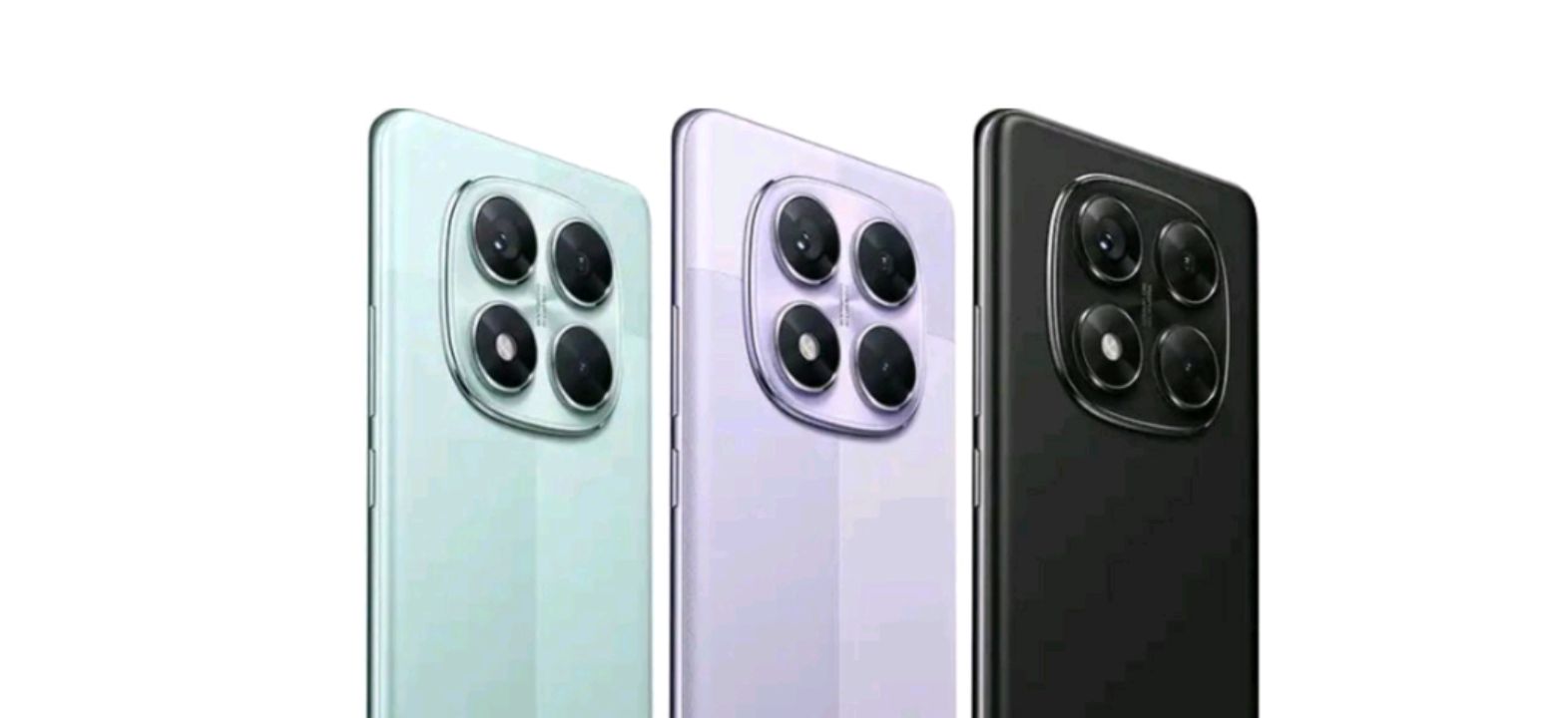 Redmi, POCO, and Xiaomi phones placed side by side showing their rear camera modules