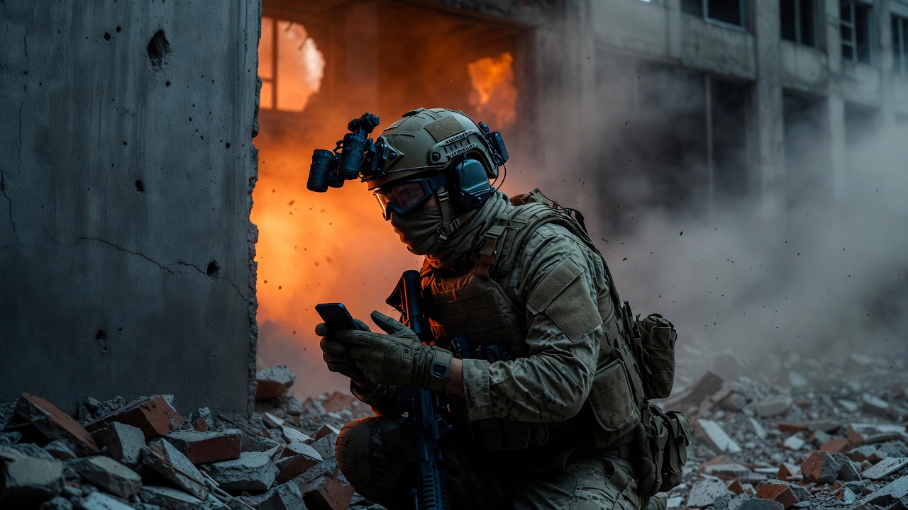 Call of Duty Mobile - A soldier in battle