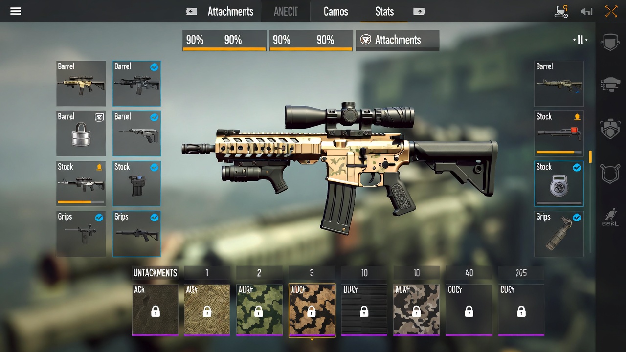 Call of Duty weapon camo progression screen showing unlocked and locked camos
