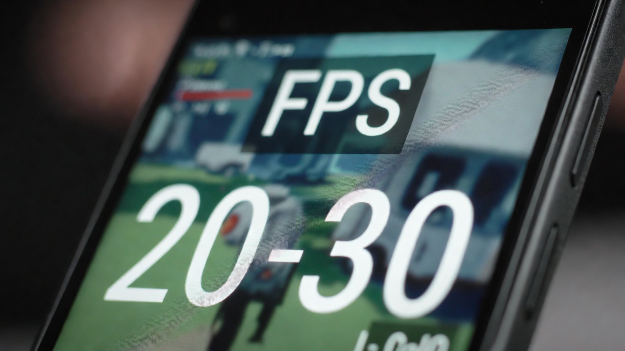 Tecno Camon 30 gaming performance test showing frame drops