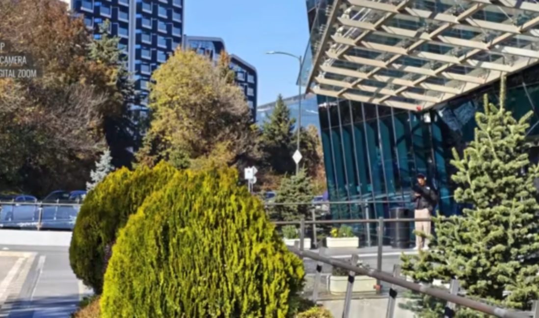 Camera System Closeup - Detailed view of the multi-lens camera array and sensor configuration