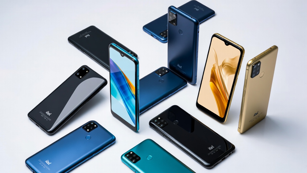 Collection of affordable itel smartphones